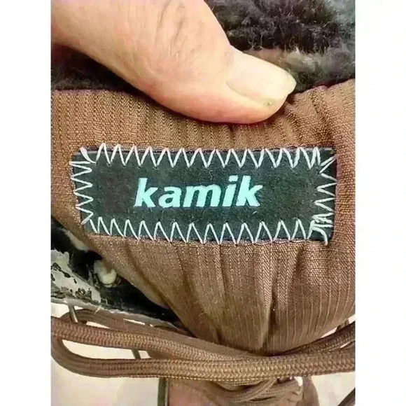 KAMIK Brooklyn Boots Women's US 7 Brown Lace Up Waterproof Fleece Lined Snow - Picture 10 of 12